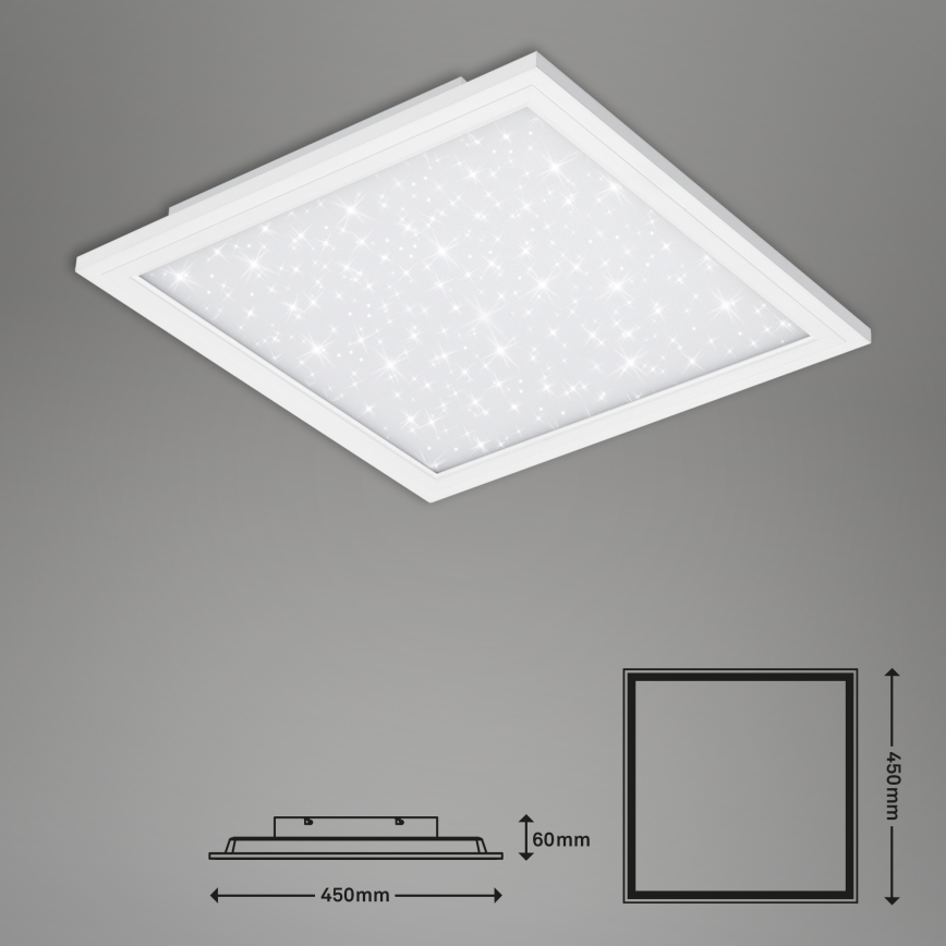 Briloner 7302-016 - LED Aptumšojama griestu lampa STARRY SKY LED/23W/230V 3000-6000K + tālvadības pults