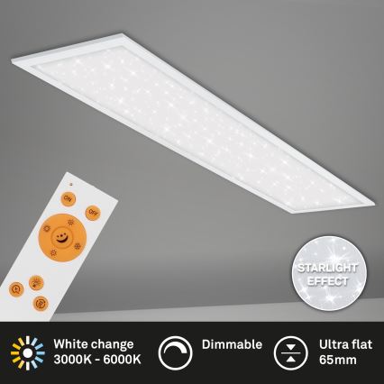 Briloner 7304-016 - LED Aptumšojama griestu lampa STARRY SKY LED/36W/230V 3000-6000K + tālvadības pults