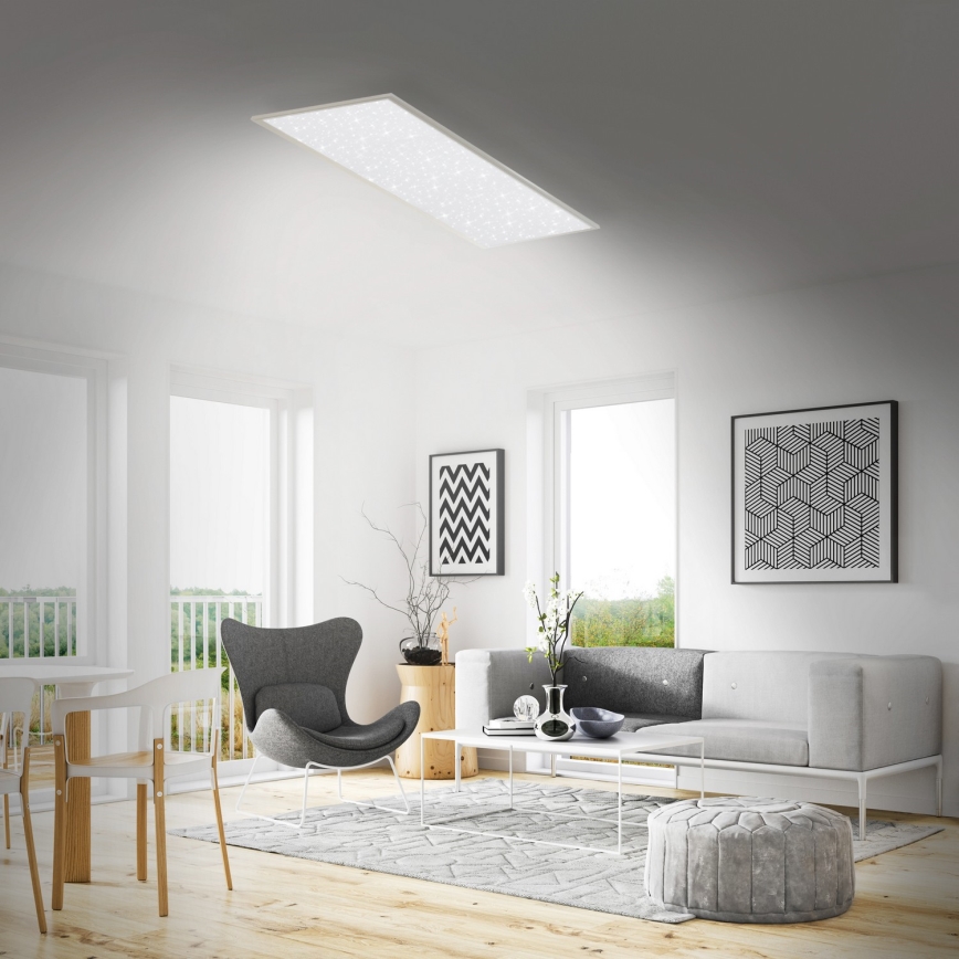 Briloner 7308-016 - LED Aptumšojama griestu lampa STARRY SKY LED/24W/230V 3000-6000K + tālvadības pults