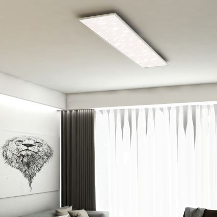 Briloner 7308-016 - LED Aptumšojama griestu lampa STARRY SKY LED/24W/230V 3000-6000K + tālvadības pults