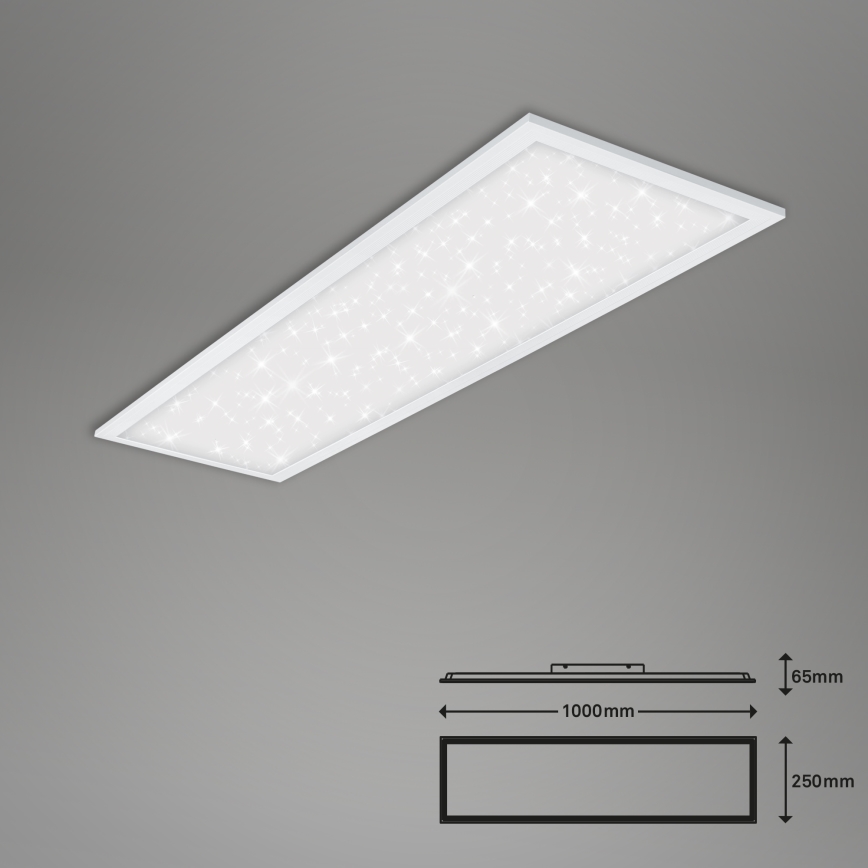 Briloner 7308-016 - LED Aptumšojama griestu lampa STARRY SKY LED/24W/230V 3000-6000K + tālvadības pults