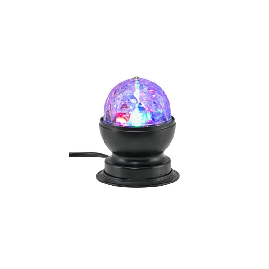 BRILONER 7347-015 - LED galda disko bumba DISCO LIGHT 1xE27/3W/230V