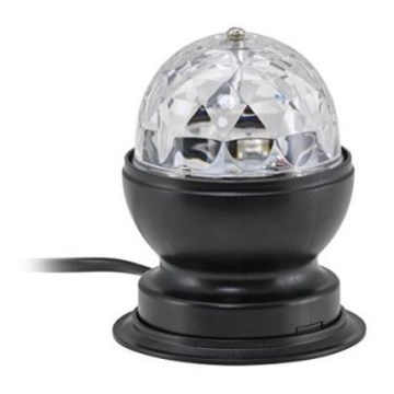 BRILONER 7357-015 - LED galda disko bumba DISCO LIGHT 1xE27/3W/230V