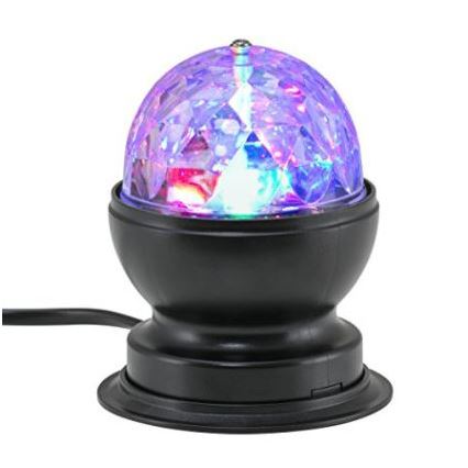 BRILONER 7357-015 - LED galda disko bumba DISCO LIGHT 1xE27/3W/230V