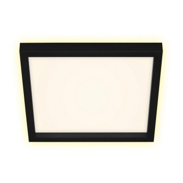 Briloner 7362-015 - LED Griestu gaismeklis CADRE LED/18W/230V 29,6x29,6 cm melns