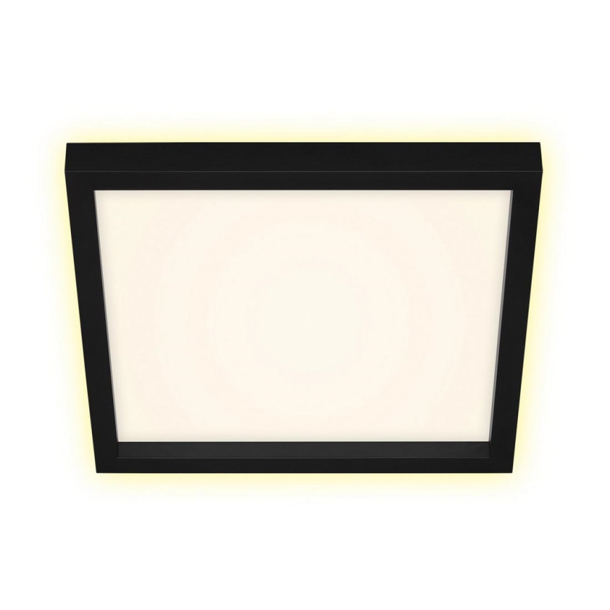 Briloner 7362-015 - LED Griestu gaismeklis CADRE LED/18W/230V 29,6x29,6 cm melns