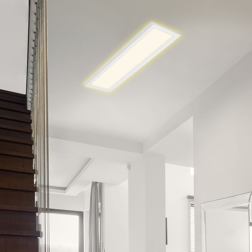 Briloner 7365-016 - LED Griestu gaismeklis CADRE LED/22W/230V 58,2x20,2 cm balts