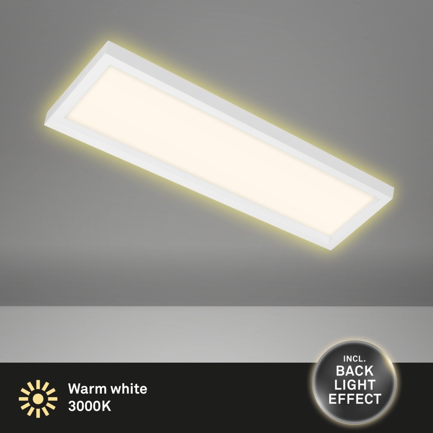 Briloner 7365-016 - LED Griestu gaismeklis CADRE LED/22W/230V 58,2x20,2 cm balts