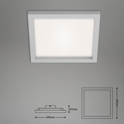 Briloner 7370-014 - LED Aptumšojama griestu lampa LED/18W/230V 3000-6500K + tālvadības pults