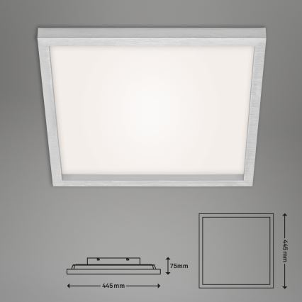 Briloner 7371-014 - LED Aptumšojama griestu lampa LED/24W/230V 3000-6500K + tālvadības pults