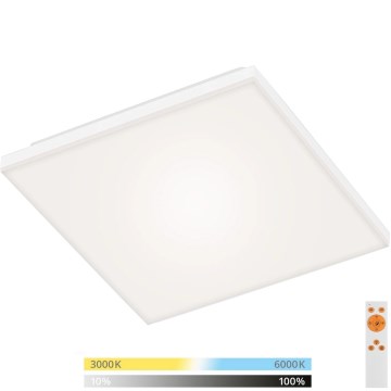 Briloner 7378-016 - LED Aptumšojams panelis LED/12W/230V 3000/4000/6500K + tālvadības pults