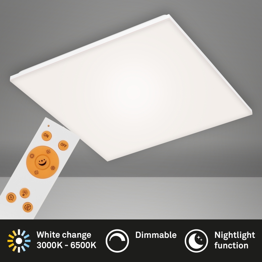 Briloner 7378216 - LED Aptumšojams panelis LED/38W/230V 3000-6500K + tālvadības pults