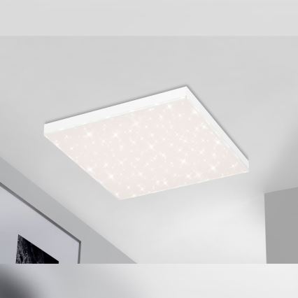 Briloner 7381-116 - LED Aptumšojama griestu lampa STARRY SKY LED/24W/230V 3000-6500K + tālvadības pults