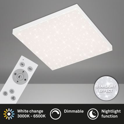 Briloner 7381-116 - LED Aptumšojama griestu lampa STARRY SKY LED/24W/230V 3000-6500K + tālvadības pults