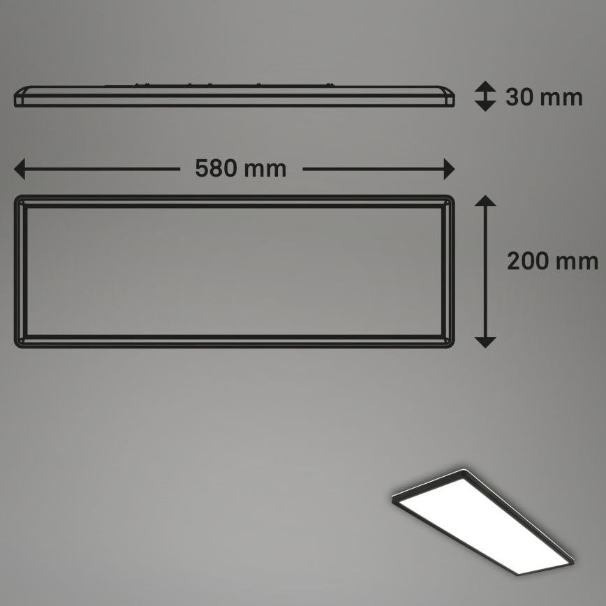 Briloner 7402-415 - LED Griestu lampa SLIM LED/22W/230V