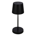 Briloner 7423015 - LED Aptumšojama uzlādējams āra galda lampa LED/2,6W/5V IP44 melna