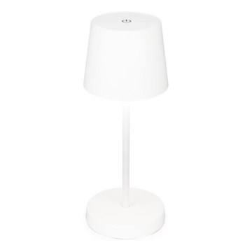 Briloner 7423016 - LED Aptumšojama uzlādējama āra galda lampa LED/2,6W/5V IP44 balta