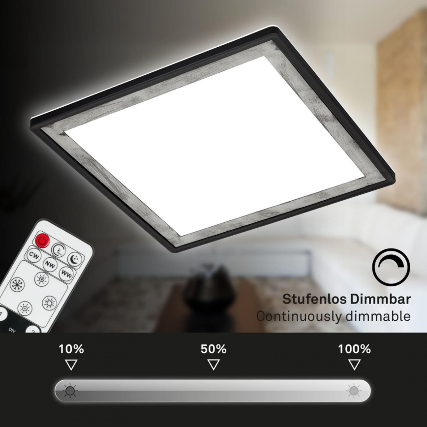 Briloner 7459-414 - LED Aptumšojama griestu lampa SLIM LED/22W/230V 2700-6500K + tālvadības pults