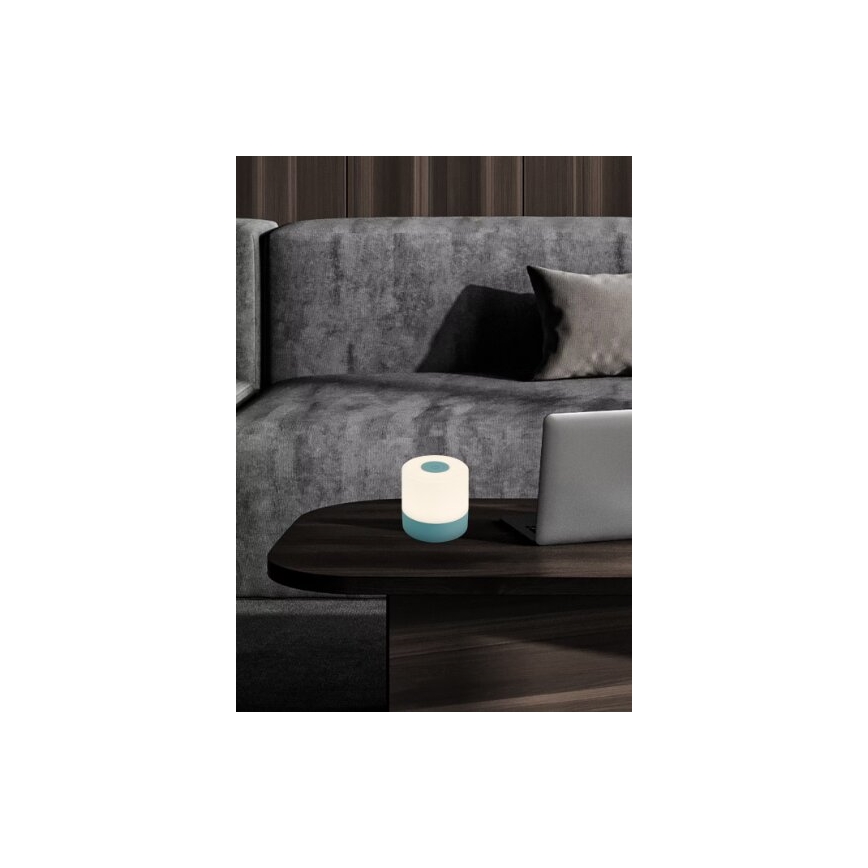 Briloner 7461010 - LED Aptumšojama uzlādējams āra galda lampa LED/2W/5V IP44 zila