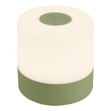 Briloner 7461019 - LED Aptumšojama uzlādējams āra galda lampa LED/2W/5V IP44 zaļa