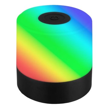 Briloner 7462015 - LED RGB Uzlādējama āra galda lampa LED/1,5W/5V IP44 melna