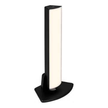 Briloner 7474-015 - LED Aptumšojama skārienvadāma uzlādējama āra galda lampa 2in1 LED/7W/5V 2200 mAh USB 3000K IP44 melna