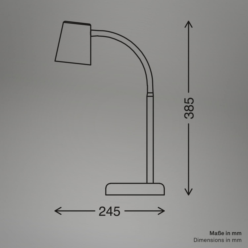 Briloner 7476-011 - Galda lampa SKRIVA 1xGU10/9W/230V bēša