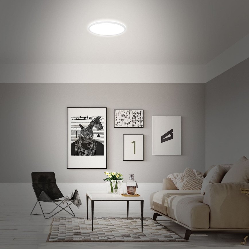 Briloner 7494016 - LED RGBW ar regulējamu spilgtumu viedais griestu gaismeklis LED/22W/230V 4000K Ø 42 cm Wi‑Fi Tuya + tālvadības pults