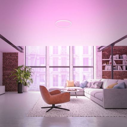 Briloner 7494016 - LED RGBW ar regulējamu spilgtumu viedais griestu gaismeklis LED/22W/230V 4000K Ø 42 cm Wi‑Fi Tuya + tālvadības pults