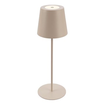Briloner 7508011 - LED Aptumšojama uzlādējama āra galda lampa 2in1 LED/2,5W/5V IP44 bēša