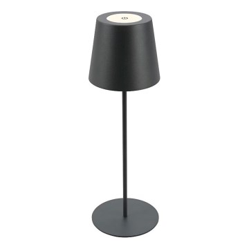 Briloner 7508015 - LED Aptumšojama uzlādējama āra galda lampa 2in1 LED/2,5W/5V IP44 antracīta