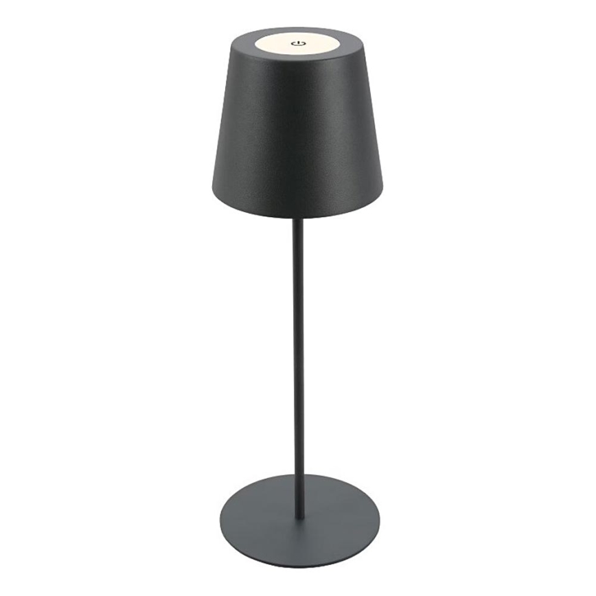 Briloner 7508015 - LED Aptumšojama uzlādējama āra galda lampa 2in1 LED/2,5W/5V IP44 antracīta