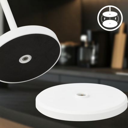 Briloner 7521016 - SIGO LED uzlādējama āra galda lampa ar regulējamu spilgtumu LED/2,5W/5V IP44 2600 mAh balta