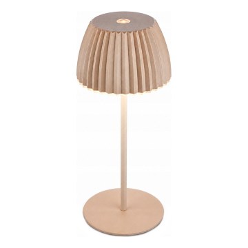 Briloner 7552-011 - LED dimmējama uzlādējama skārienjūtīga āra galda lampa MINI LED/1,5W/5V IP44 1800 mAh bēša