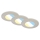 Briloner 7598032 - KOMPLEKTS 3x LED Iegremdējama vannas istabas lampa LED/4,9W/230V IP44 2700/4000/6500K matēts hroms