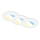 Briloner 7598036 - KOMPLEKTS 3x LED Iegremdējama vannas istabas lampa LED/4,9W/230V IP44 2700/4000/6500K balta