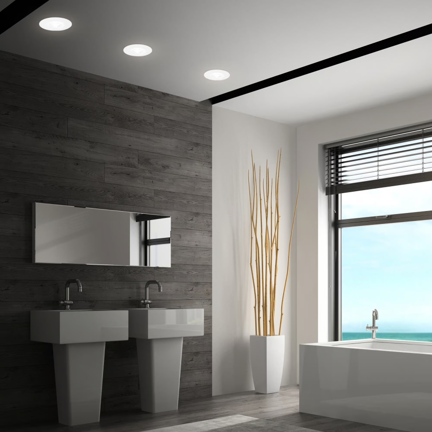 Briloner 7605036 - Komplekts 3x LED vannas istabas iebūvējamie griestu gaismekļi LED/4,9W/230V 2700/4000/6500K IP44 balti