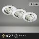 Briloner 8312-039 - KOMPLEKTS 3x LED Iegremdējama vannas istabas lampa LED/5W/230V IP23