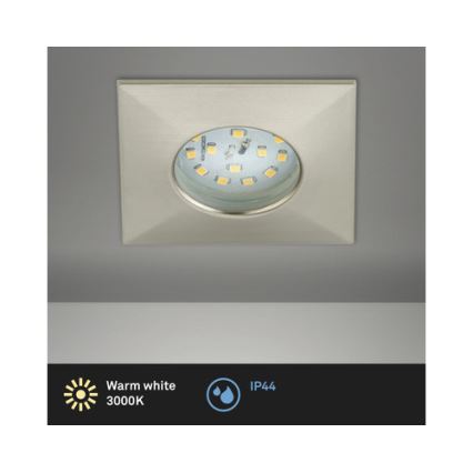 Briloner 8313-012 - LED Iegremdējama vannas istabas lampa LED/5W/230V IP44 matēts hroms