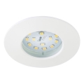 Briloner 8316-016 - Dimējams LED vannas istabas iebūvējamais griestu gaismeklis LED/5,5W/230V IP44 balts