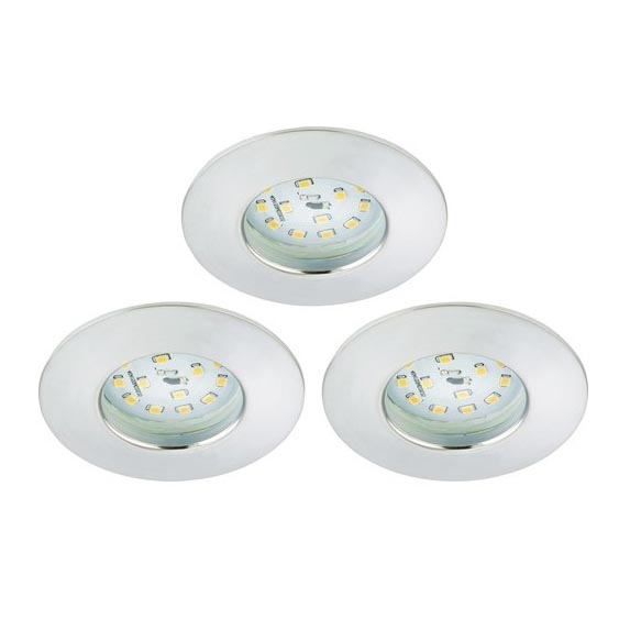 Briloner 8316-039-KOMPLEKTS 3x LED Aptumšojama iegremdējama vannas istabas lampa LED/5,5W/230V IP44