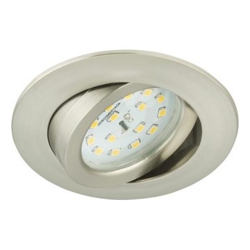 Briloner 8317-012 - LED spilgtuma regulējams vannas istabas iebūvējamais gaismeklis LED/5,5W/230V IP23 matēts hroms