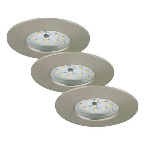 Briloner - KOMPLEKTS 3x LED Aptumšojama iegremdējama vannas istabas lampa LED/5,5W/230V IP44