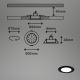 Briloner - KOMPLEKTS 3x LED RGBW Aptumšojama vannas istabas piekaramo griestu lampa LED/4,8W/230V 3000-6500K IP65 + tālvadības pults