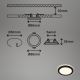 Briloner - KOMPLEKTS 3x LED Iegremdējama vannas istabas lampa LED/3W/230V IP44