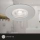Briloner- KOMPLEKTS 3x LED Iegremdējama vannas istabas lampa LED/4,9W/230V IP44 sudraba
