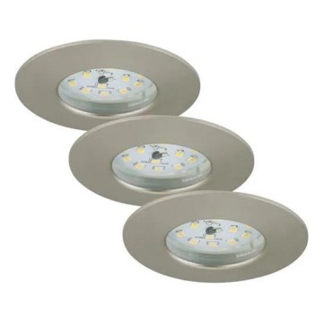 Briloner - KOMPLEKTS 3x LED Regulējams vannas istabas griestu gaismeklis LED/5,5W/230V IP44