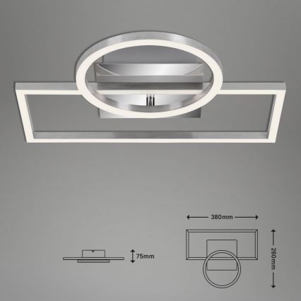 Briloner - LED Aptumšojama griestu lampa FRAMES LED/19W/230V