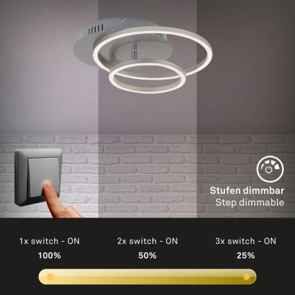 Briloner - LED Aptumšojama griestu lampa FRAMES LED/24,5W/230V