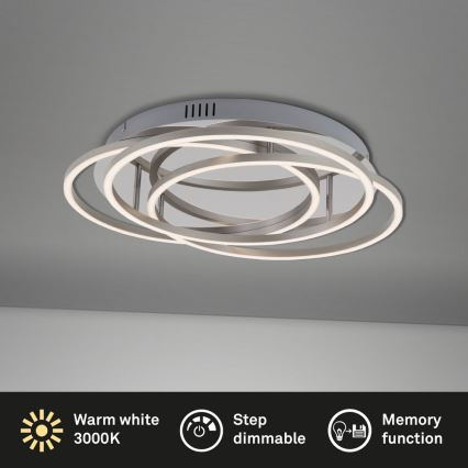 Briloner - LED Aptumšojama griestu lampa FRAMES LED/60W/230V spīdīgi hromēts